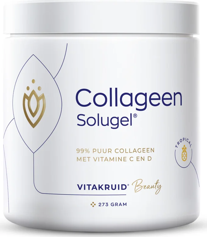 Vitakruid Collageen Solugel Poeder Tropical 250 gr