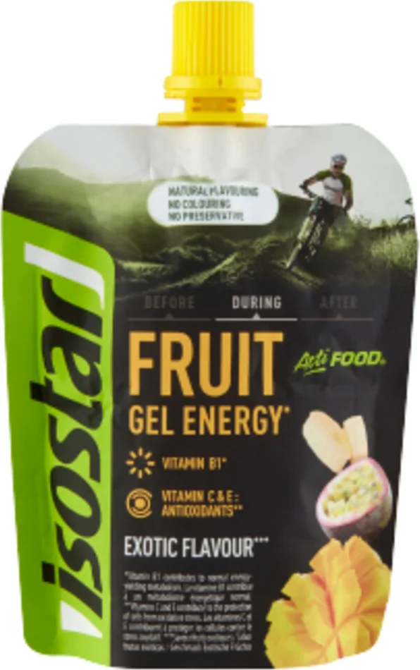 6x Isostar Actifood Exotic 90 gr
