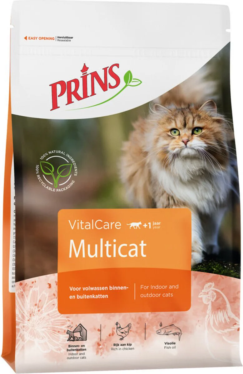 Prins VitalCare Multicat Kattenvoer 10 kg