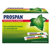 Prospan Hoestsiroop Sticks - bij vastzittende hoest en kriebelhoest 21ST
