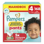 Pampers Premium Protection Luierbroekjes Maat 4 (9-15 kg) 168 stuks