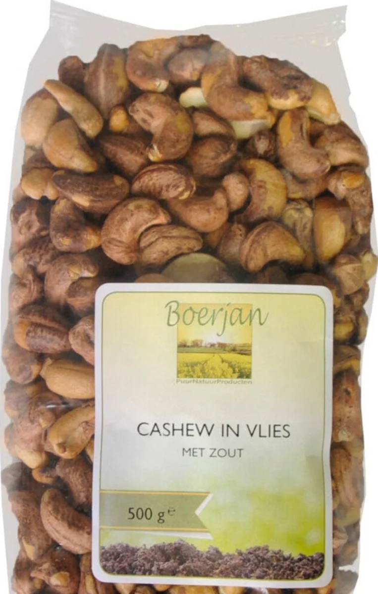 Boerjan Gezouten Cashewnoten 500GR