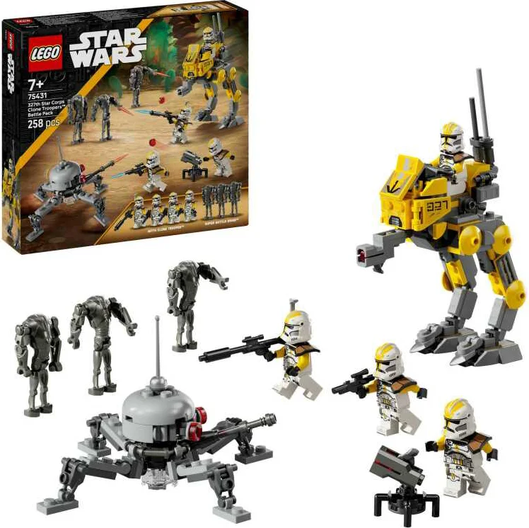 LEGO Star Wars 327th Star Corps Clone Troopers Battle Pack 75431