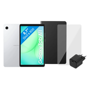 Samsung Galaxy Tab A11 8,7 inch 128GB Wifi Zilver + Compleet Accessoirepakket