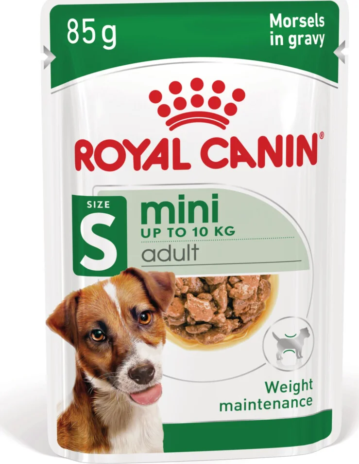 96x Royal Canin Mini Adult Hondenvoer Nat 85 gr