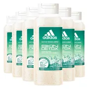 6x Adidas Shower Gel Active Skin & Mind Skin Detox W 250 ml