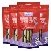 4x Braaaf Hondensnack Twister Rolls 14 cm 100 gr