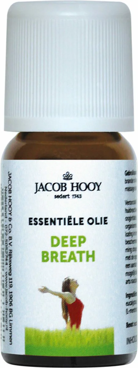 Jacob Hooy Essentiële Olie Deep Breath 10ML