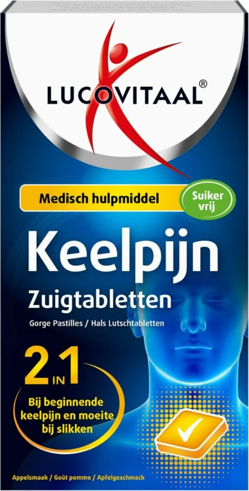 3x Lucovitaal Keelpijn 10 zuigtabletten