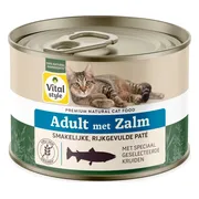 Vitalstyle Kattenvoer Blik Care Zalm 200 gr