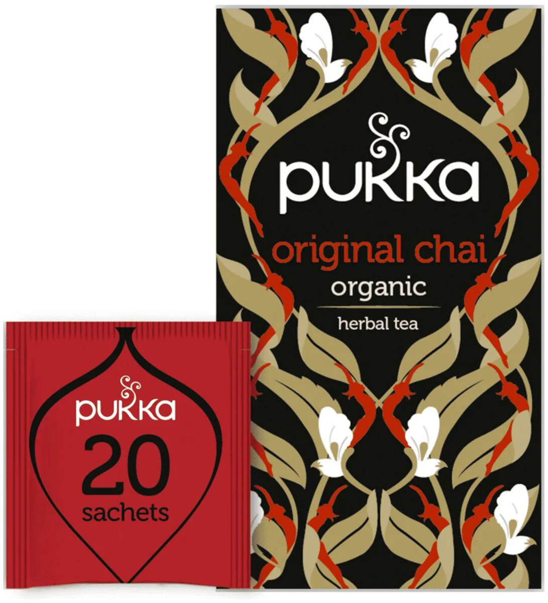 3x Pukka Biologische Thee Original Chai 20 stuks