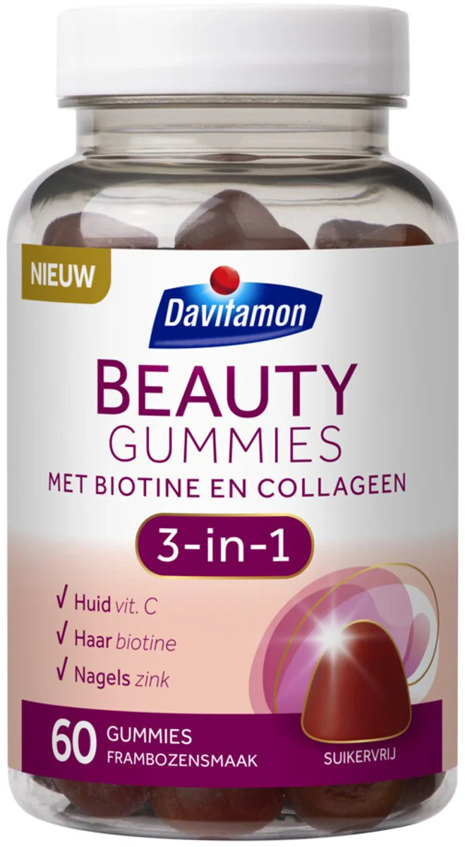 Davitamon Beauty Gummies met Biotine en Collageen 60 gummies