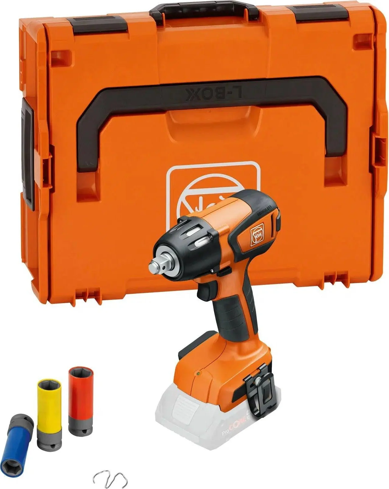 Fein ASCD 18-300 W2 AS Ready-to-use Accu slagmoersleutel 290Nm 1/2" frictiering 18V AMPShare Basic Body in L-Boxx - 71151063000