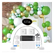 Duerté 6 Meter ballonnenboog standaard 117 Delig - Ballonnen statief - Ballonnen pomp - Ballonnen goud - Ballonnenboog verjaardag - Verjaardag Feest decoratie Versiering - Ballonnen standaard - Offerfeest
