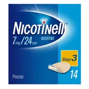 Nicotinell Pleisters 7 mg - voor stoppen met roken 14ST