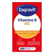2x Dagravit Vitamine B12 1000mcg 100 smelttabletten