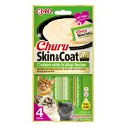 Ciao Churu Kattensnack Skin & Coat - Chicken & Scallop 4 x 14 gr