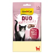 12x GimCat Duo Kattensnack Rund & Kaas 50 gr