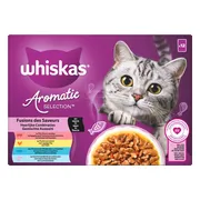 Whiskas Kattenvoer Nat Aromatic Adult 1+ Selectie Multipack 12x85 gr