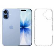 Apple iPhone 17 256GB Blauw + BlueBuilt Protective Back Cover Transparant