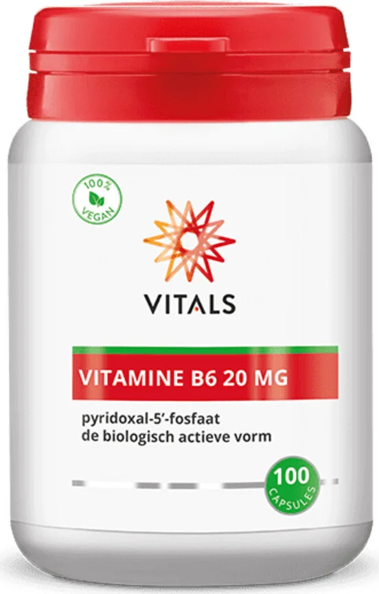 2x Vitals B6 Pyridoxaal Fosfaat 100 capsules