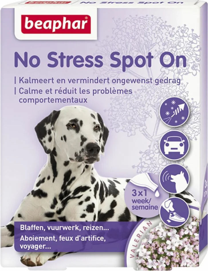 Beaphar No Stress Hond Spot On 3 pipetten