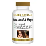 Golden Naturals Haar, Huid & Nagels 60 vegacapsules