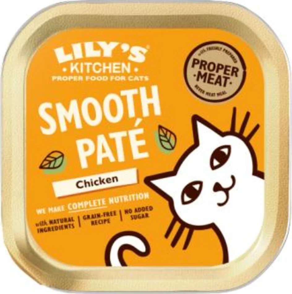 Lily's Kitchen Kattenvoer Nat Smooth Paté Kip 85 gr