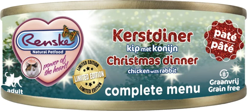 Renske Vers Kattenvoer Nat Kerstdiner Limited 70 gr