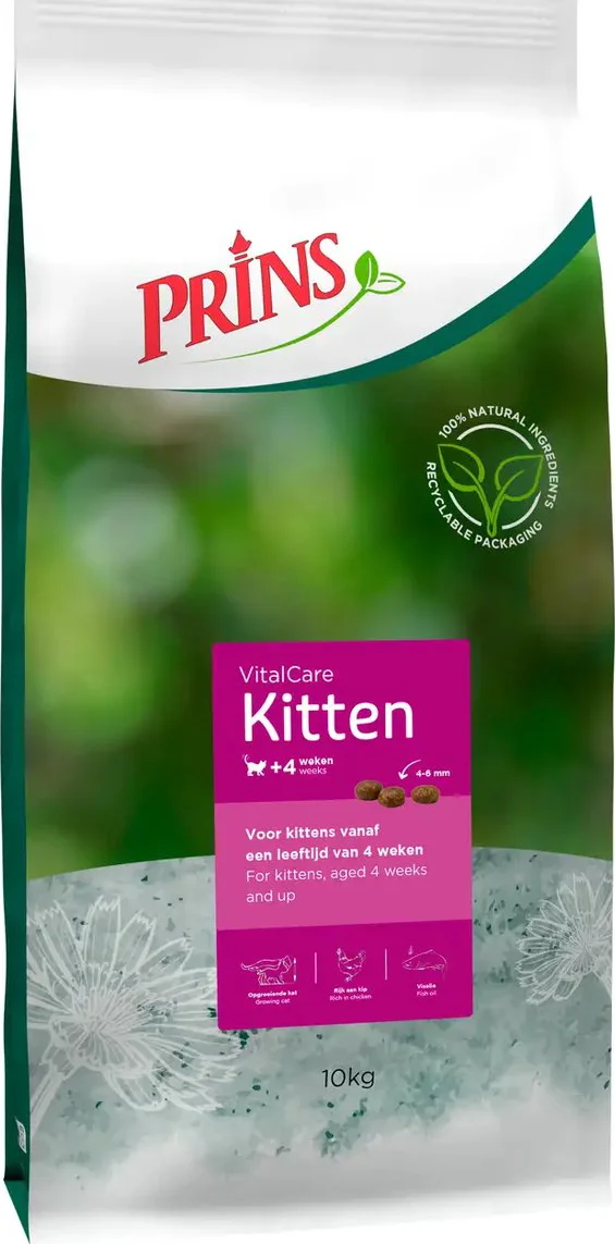 Prins VitalCare Kitten Kattenvoer 10 kg