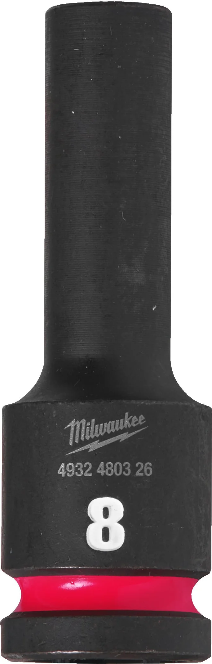 Milwaukee ShockWave™ Krachtdop 1/2" | lang | 8mm - 4932480326