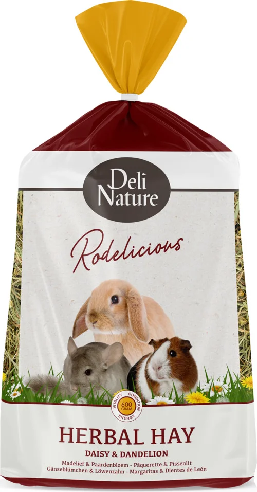 6x Deli Nature Rodelicious Kruidenhooi Madelief & Paardenbloem 600gr