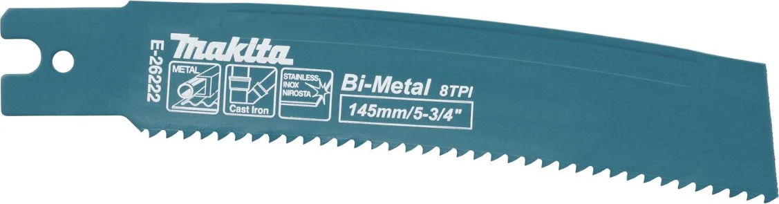 Makita E-26222 Reciprozaagblad gebogen voor staal 120mm VE=5