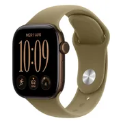 Apple Watch Series 12 42mm Donkerbrons Sportband M/L