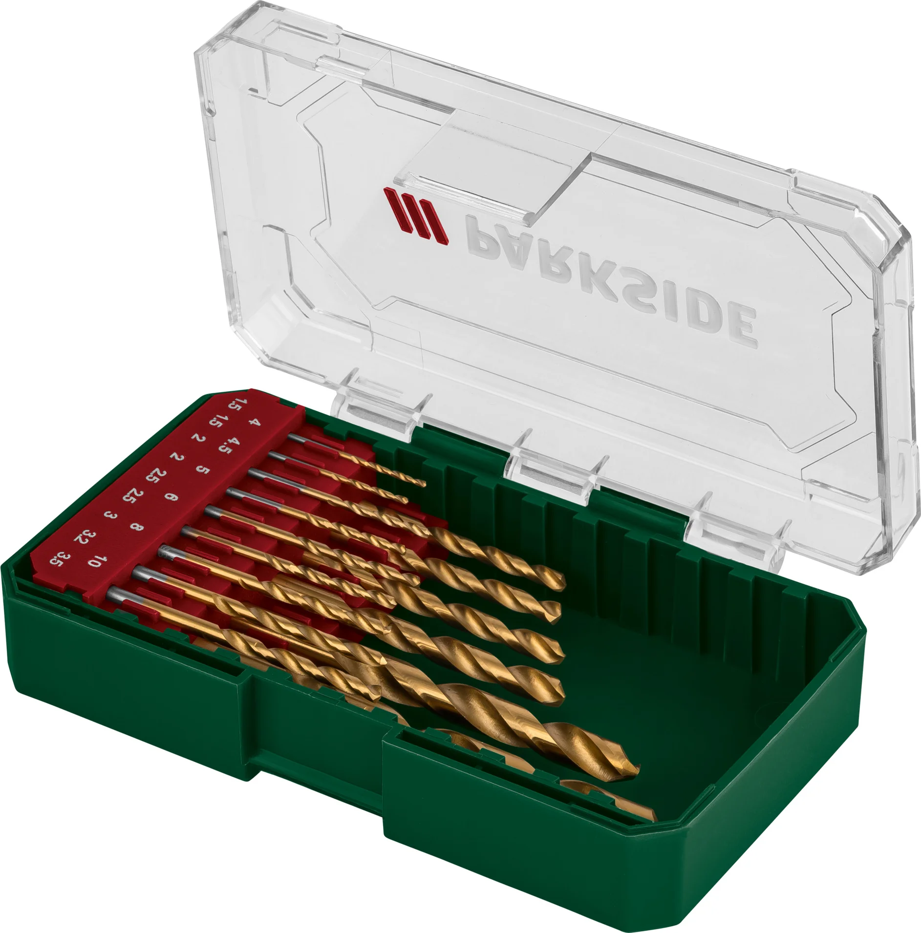 PARKSIDE Boren- en bitset (HSS spiraalborenset, 15-delig)