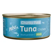 Prins Chunky Paté Kattenvoer Nat Tonijn & Kip 70 gr