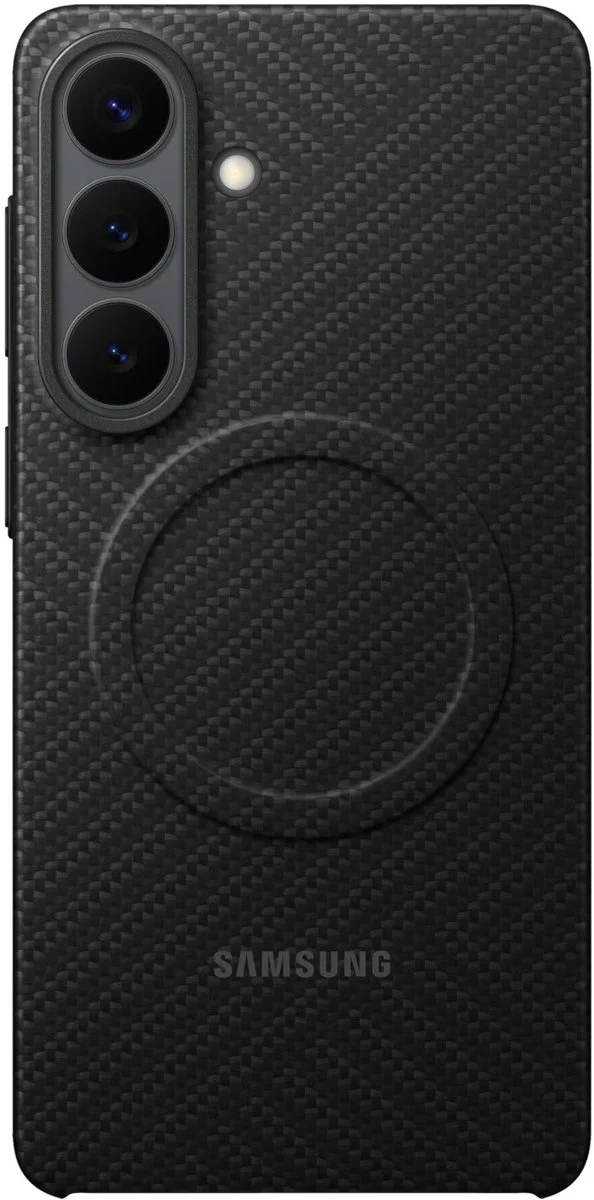 Samsung Galaxy S26 Plus Carbon Back Cover met Magneet Zwart