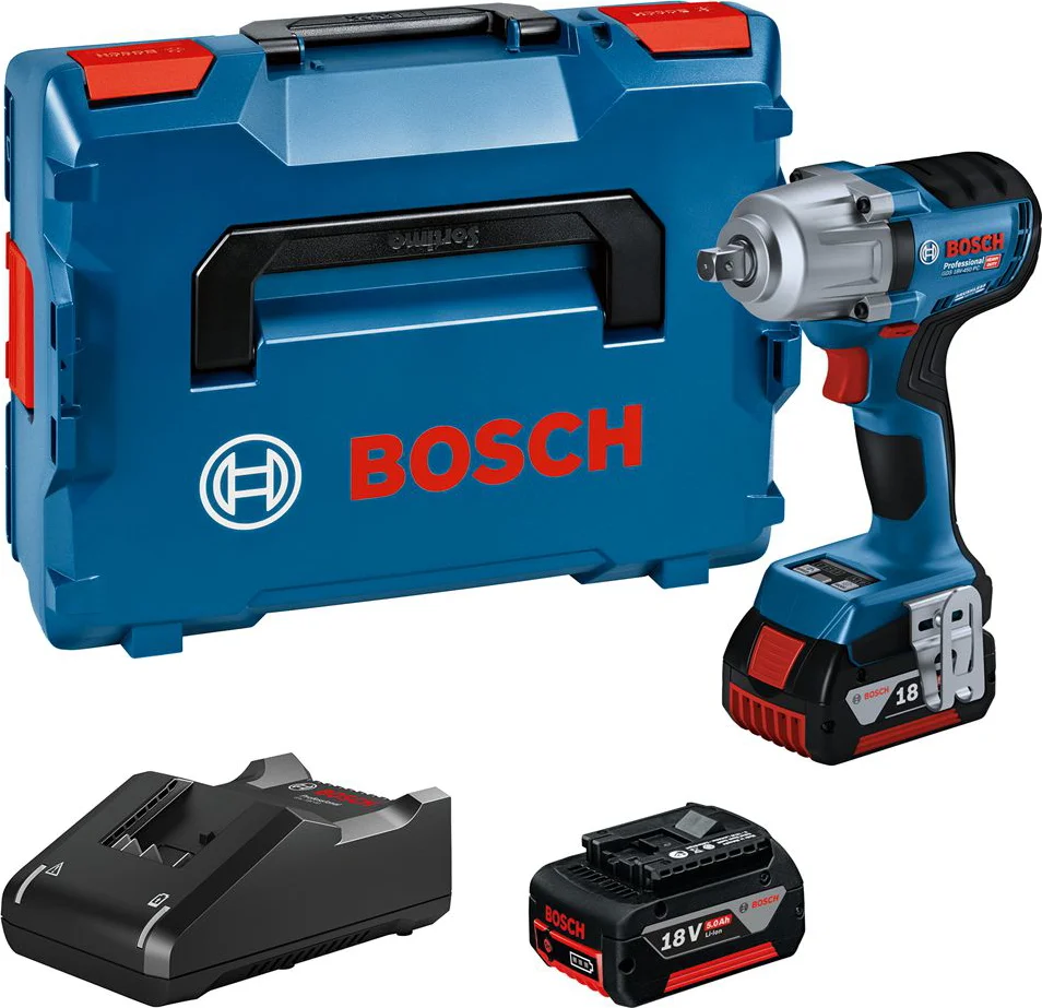 Bosch Professional PRO GDS 18V-450 PC Accu slagmoersleutel 450Nm 1/2" 2x 5.0Ah - 06019K4103