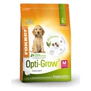3x Fokker Opti-Grow Hondenvoer M 2,5 kg