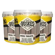 3x Voskes Emmer Vleesstrips Lam 600 gr