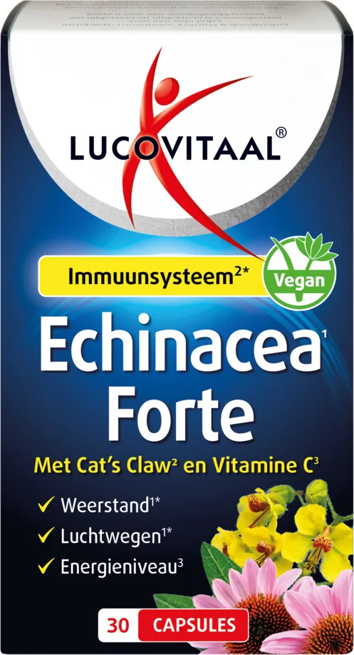 2x Lucovitaal Echinacea Forte Met Cat's Claw 30 capsules