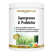 Golden Naturals Supergreens & Probiotica Poeder 300 gr