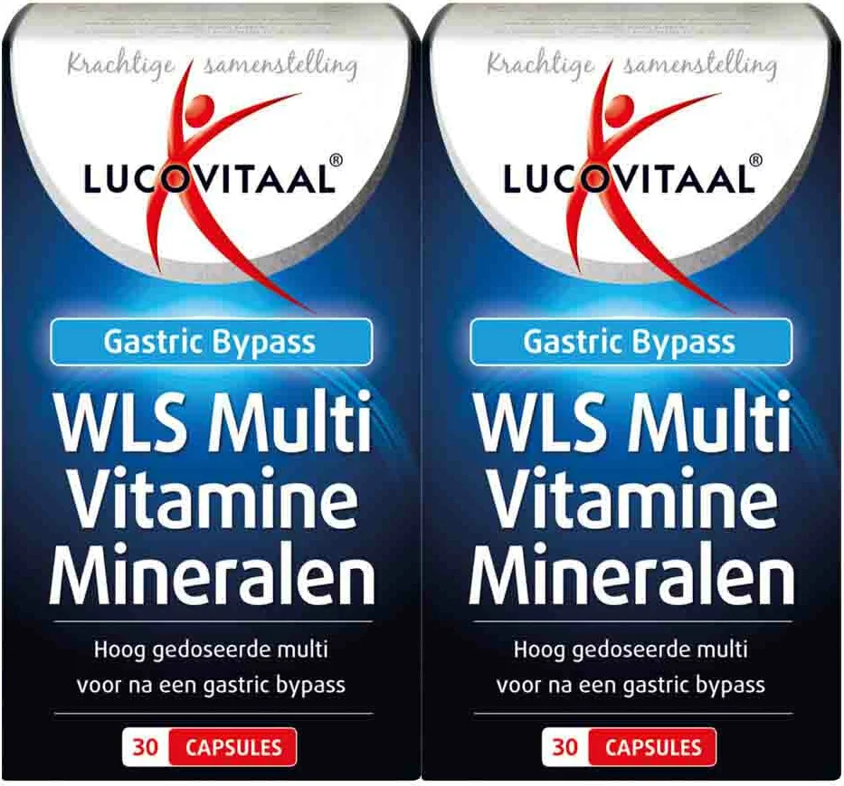 2x Lucovitaal WLS Multi Vitamine Mineralen Gastric Bypass 30 capsules