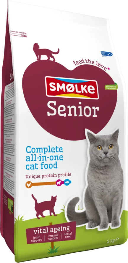 Smolke Kattenvoer Senior Kip 2 kg