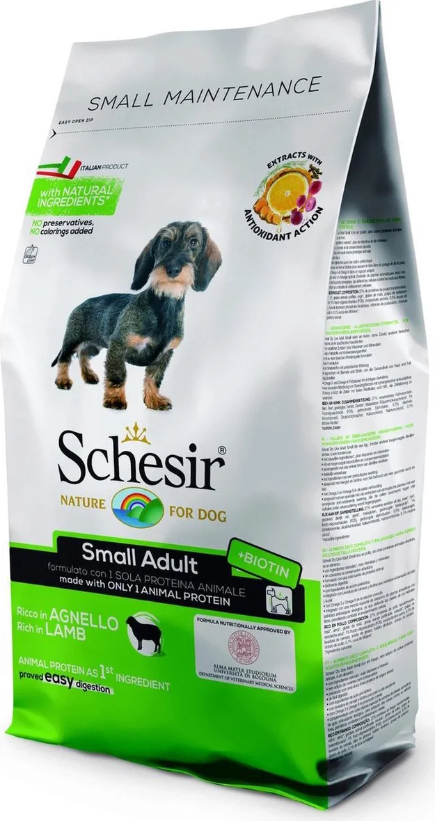 Schesir Hond Dry Maintenance Small Lam 2 kg