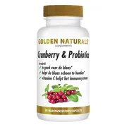 Golden Naturals Cranberry & Microbiotica 30 vegacapsules