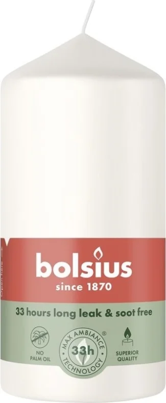 Bolsius Stompkaars Cloudy White
