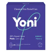 Yoni Maandverband Heavy met Vleugels 10ST