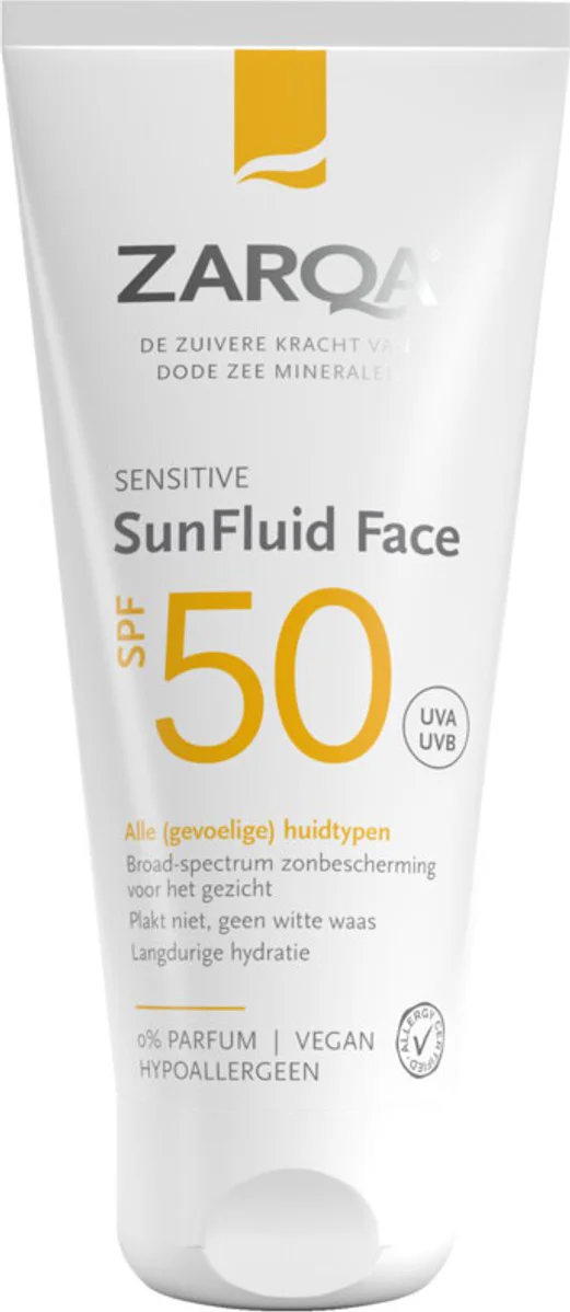 2x Zarqa Sun SunFluid Face SPF 50 50 ml