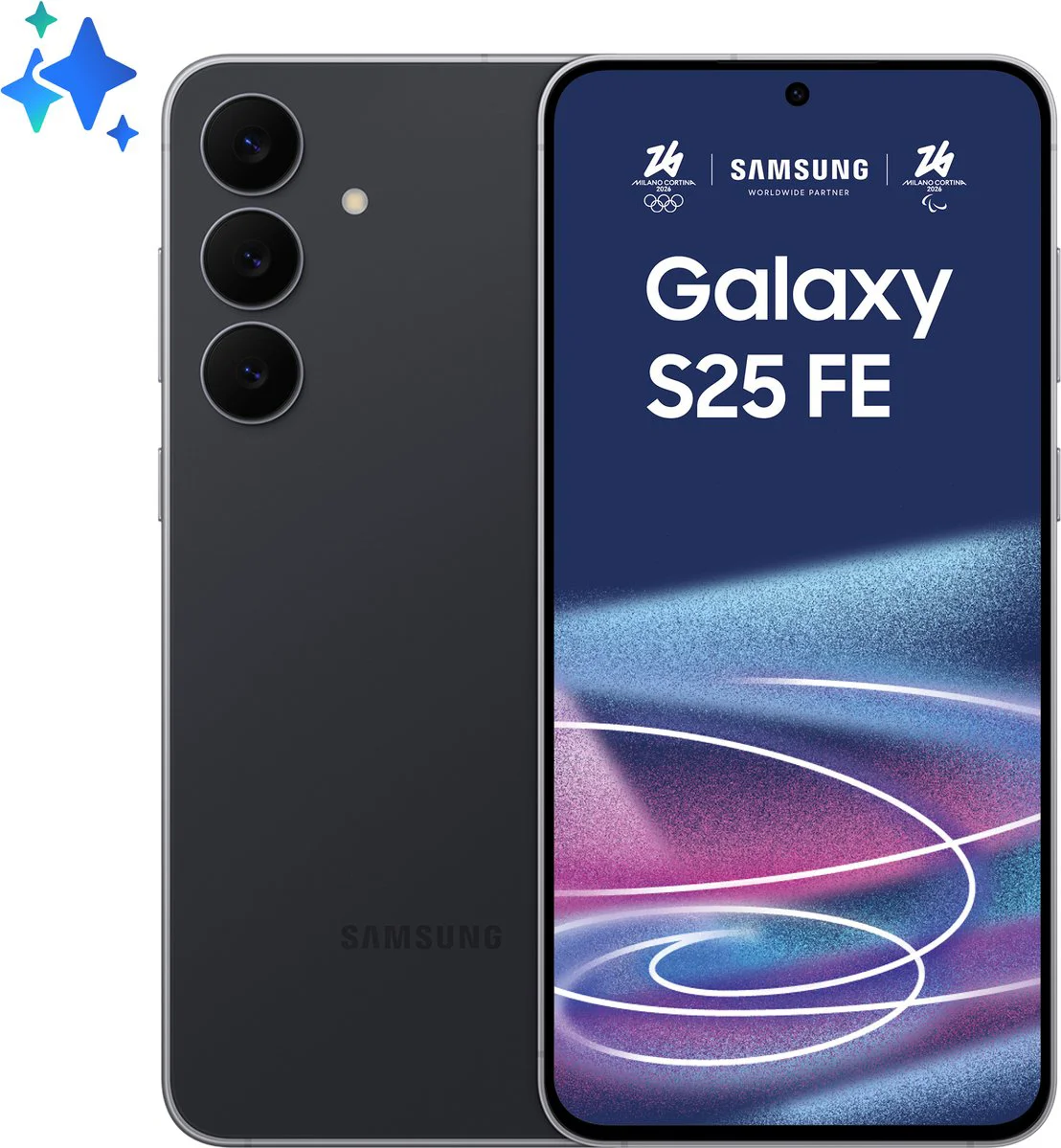 Samsung Galaxy S25 FE 128GB Zwart 5G